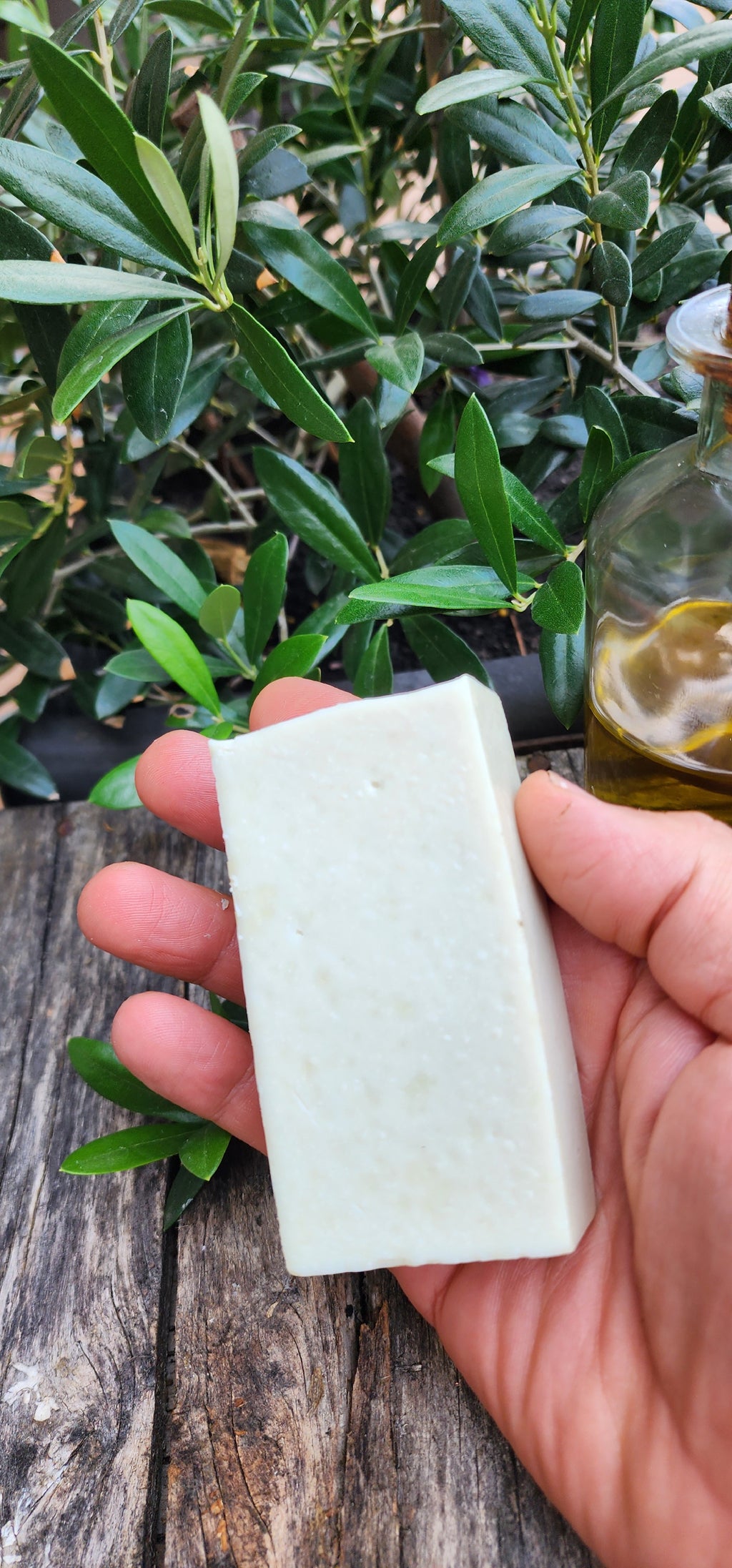Traditional Castile Soap Bar - 100% Spanish Extra Virgin Olive Oil Soap Unscented Gentle Bar for Sensitive Skin Handmade