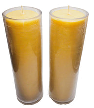 7 days (168 hours) Pure Beeswax Devotional candle in a Glass. 3" W x 10" H made in USA
