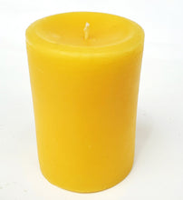 3" wide Beeswax Pillar 55, 80, 125 hours