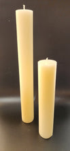 1.25" or 1.5" in Diameter Ivory Altar Candle Pure 100% Beeswax Church candles 8", 12", or 24" H. bulk wholesale