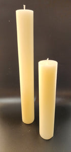 1.25" or 1.5" in Diameter Ivory Altar Candle Pure 100% Beeswax Church candles 8", 12", or 24" H. bulk wholesale
