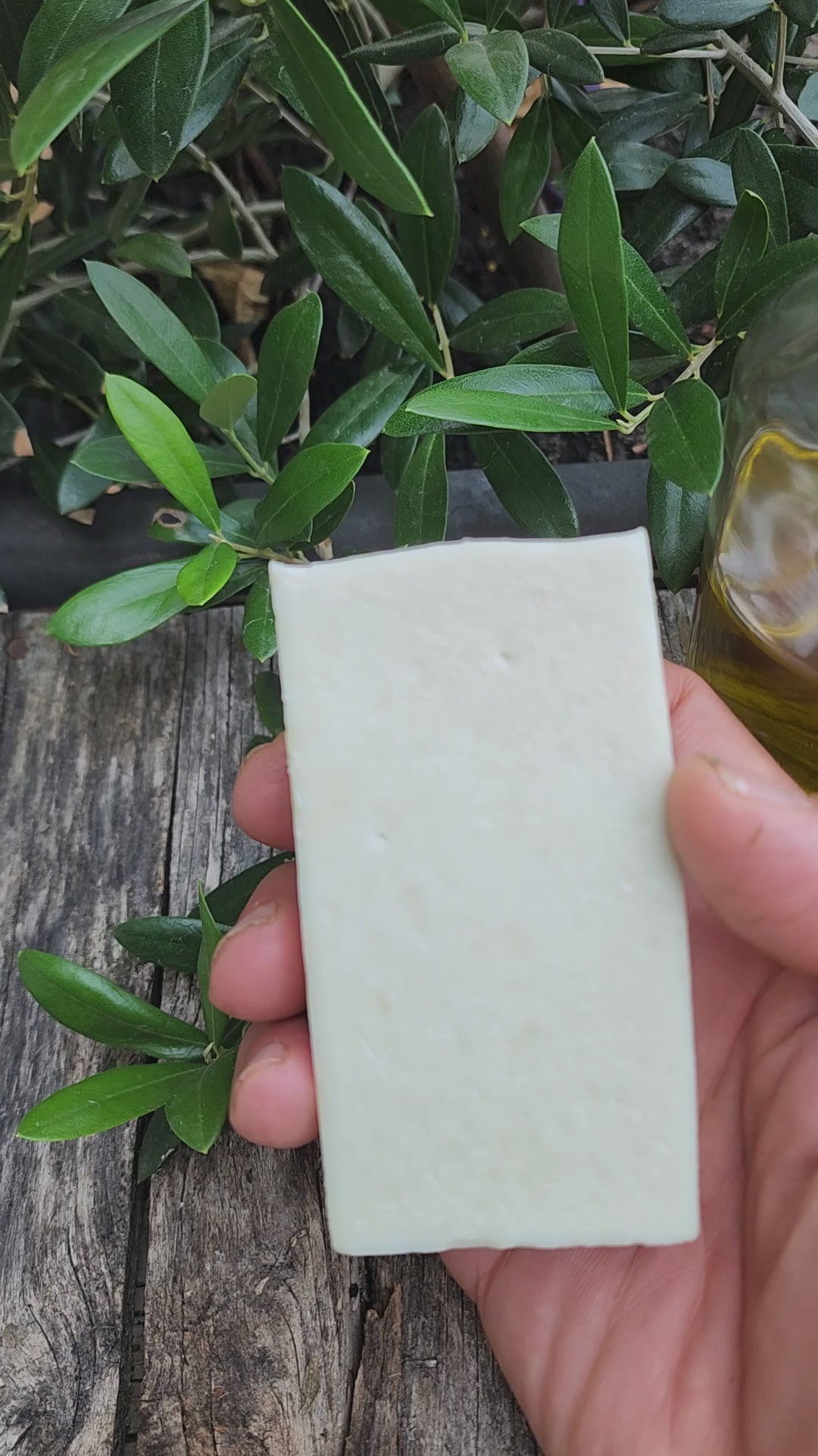 Traditional Castile Soap Bar - 100% Spanish Extra Virgin Olive Oil Soap Unscented Gentle Bar for Sensitive Skin Handmade