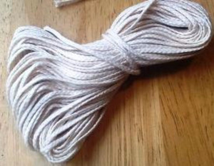 Cotton wick candle wick - Flat braided-CHOOSE A SIZE