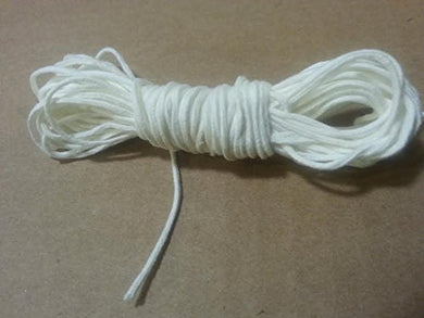Cotton wick candle wick - Square braided-CHOOSE A SIZE